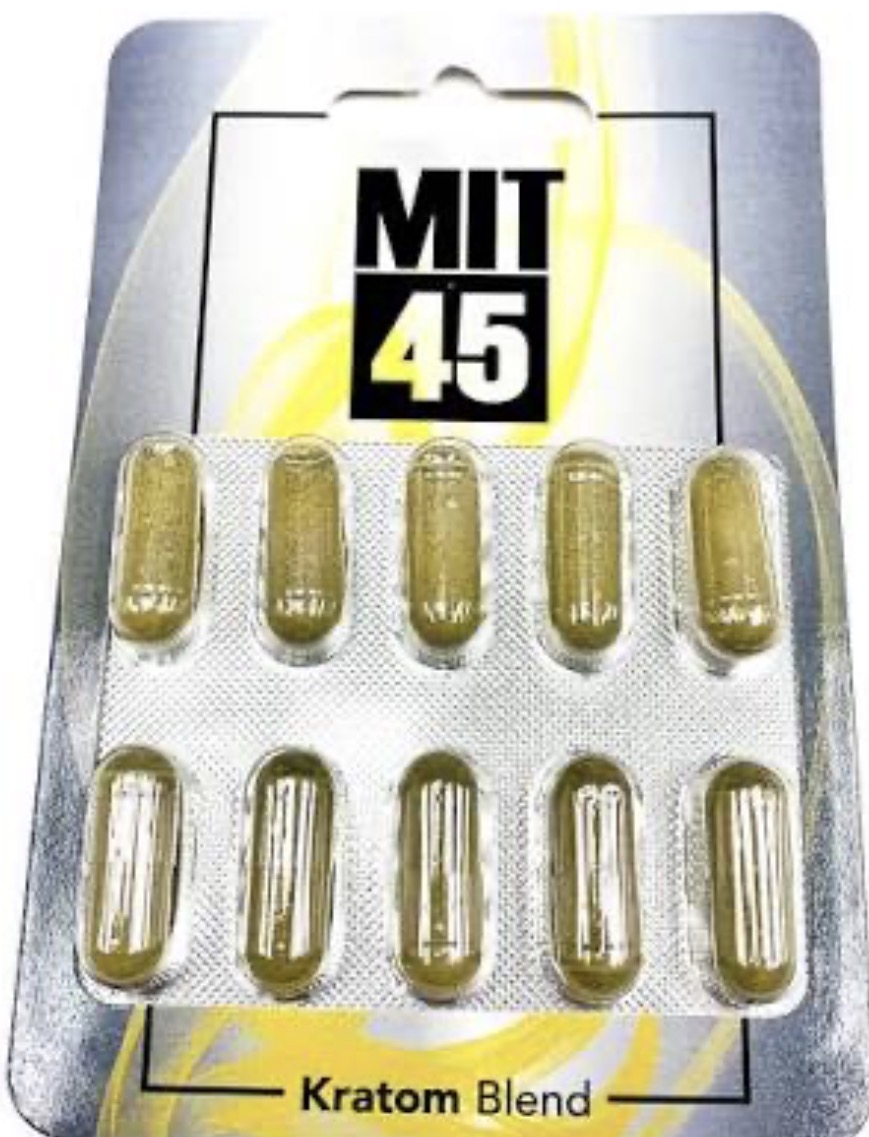 Kratom products in blister packaging